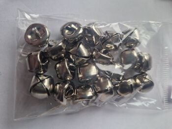 Bells - Silver  10mm approx  (Pack of  20)