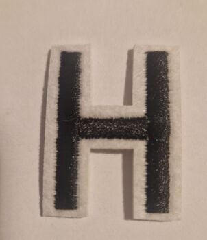 Letter Motif  " H "  - 4cm (Smaller)