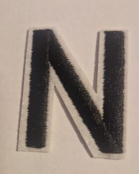 Letter Motif  " N "  - 4cm (Smaller)