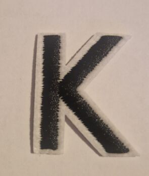 Letter Motif  " K "  - 4cm (Smaller)