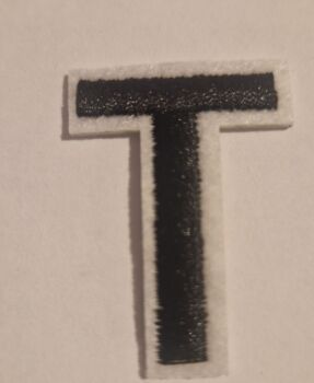 Letter Motif  " T "  - 4cm (Smaller)