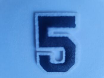 Number Motif  " 5 " - 4cm Smaller