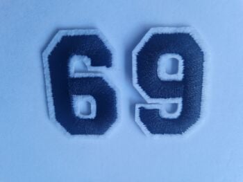 Number Motif  " 6 or 9 " - 4cm Smaller