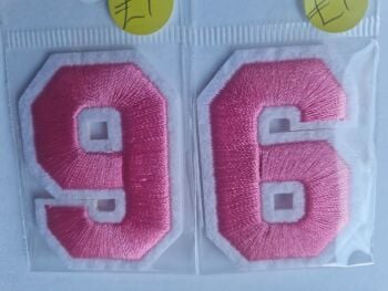 Number Motif  " 6 or 9 " Pink / Brighter