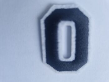 Number Motif  " 0 " - 4cm Smaller