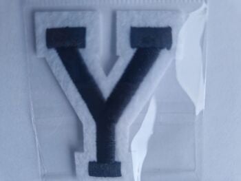 Letter Motif  " Y " Black