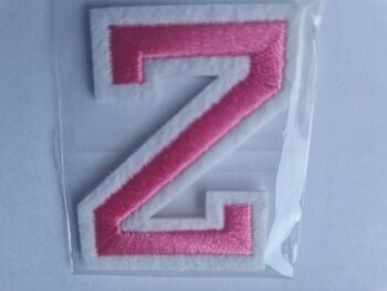 Letter Motif  " Z " Pink