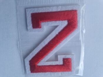 Letter Motif  " Z " Red