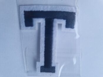 Letter Motif  " T " Black