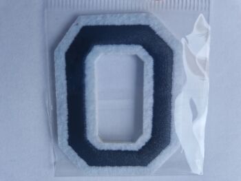 Letter Motif  " O " Black