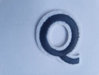 Letter Motif  " Q "  - 4cm (Smaller)