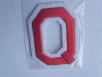 Letter Motif  " Q " Red