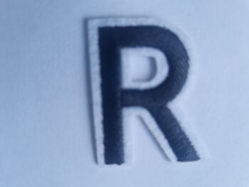 Letter Motif  " R "  - 4cm (Smaller)