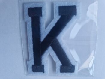 Letter Motif  " K " Black