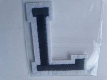 Letter Motif  " L " Black