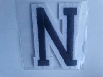 Letter Motif  " N " Black