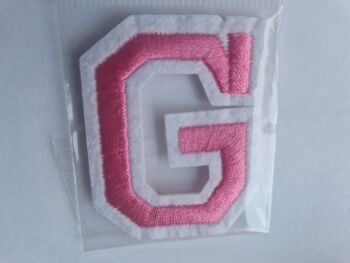 Letter Motif  " G " Pink