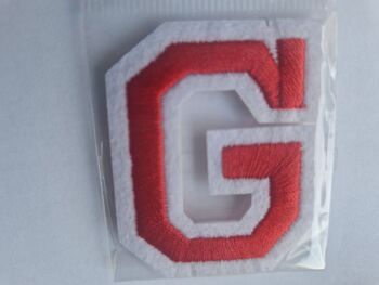 Letter Motif  " G " Red