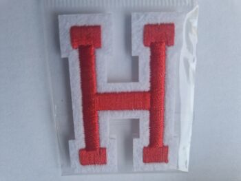 Letter Motif  " H " Red