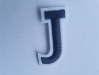 Letter Motif  " J "  - 4cm (Smaller)