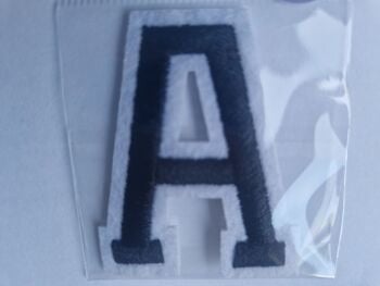 Letter Motif  " A " Black