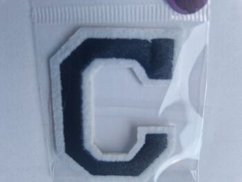 Letter Motif  " C " Black