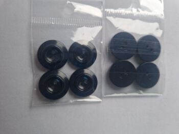 Blue  Buttons 16mm (Pack of 4)