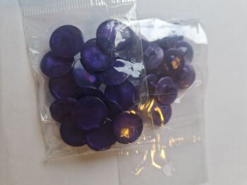 Purple Shank Buttons 15mm (Pack of 15)