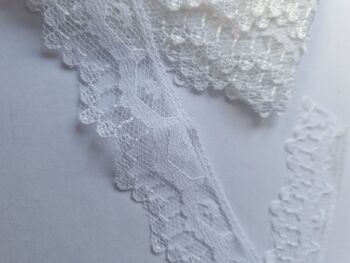 Lace - 30mm - White  - 3metres