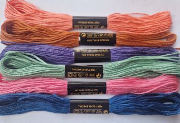 Embroidery Thread - 6 pack - Mid