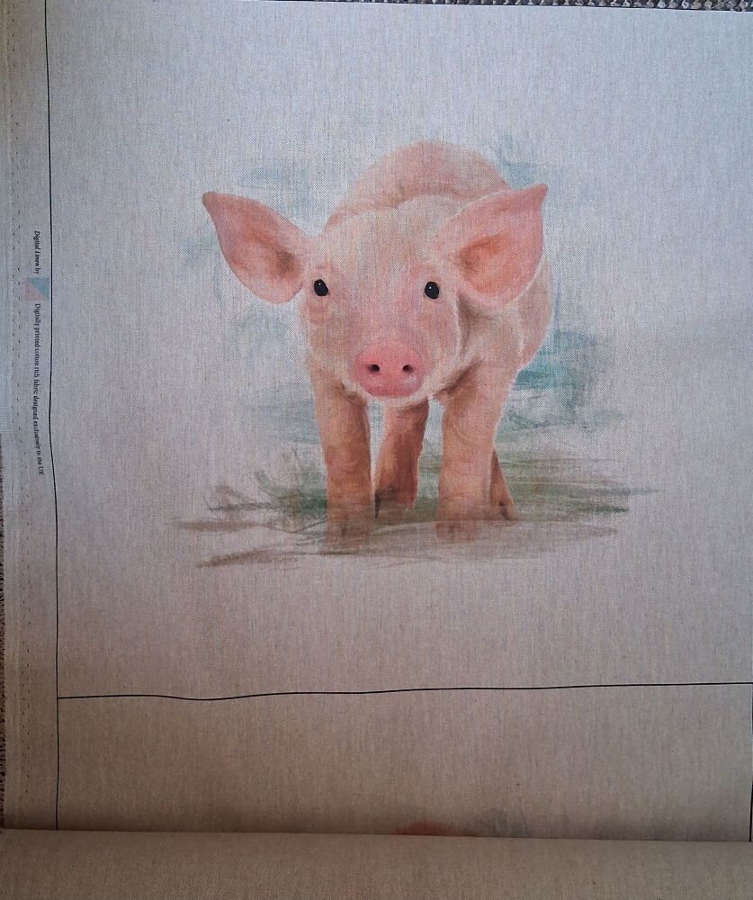 Pig Linen Look Panel (each)