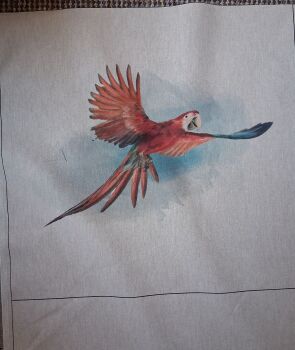 Parrot Linen Look Panel (each)