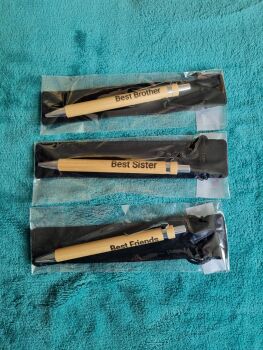 Bamboo Pen with Gift Pouch - Best Brother