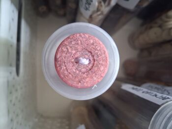 Recycled Corn Husk Buttons - Pink 25mm (each)