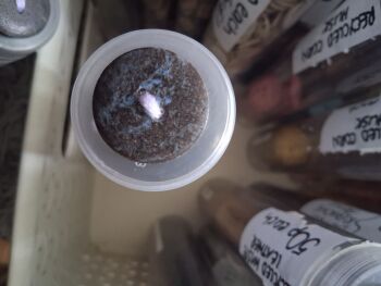 Recycled Coffee Grounds Buttons - Black/Blue25mm (each)