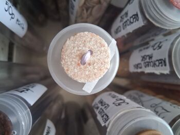 Recycled Eggshell Buttons - Beige 25mm (each)
