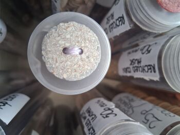 Recycled Eggshell Buttons - Grey 25mm (each)