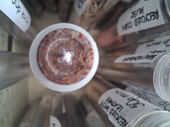 Recycled Macadamia Buttons - Dark Brown 23mm (each)