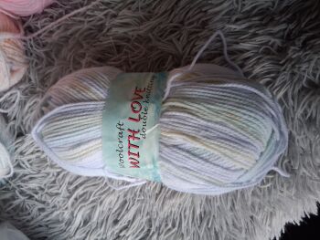 Woolcraft with Love DK 100g Variegated Lilac Mix