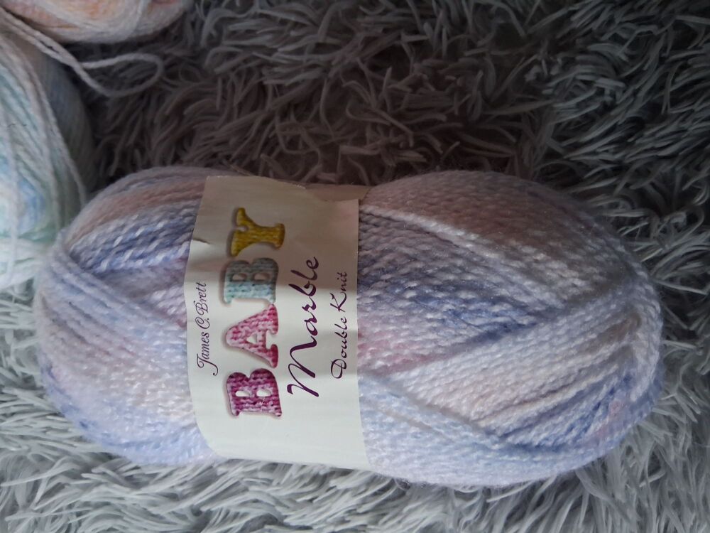 James C Brett Baby Marble DK 100g Variegated