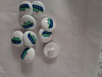 Boat  Buttons 15mm (each)