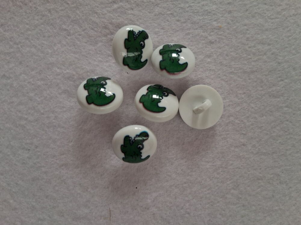 Crocodile Buttons 15mm (each)