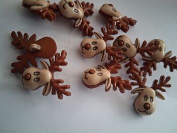 Reindeer Buttons 25mm (each)