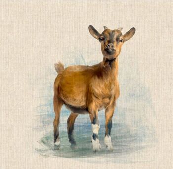 Goat Linen Look Panel (each)