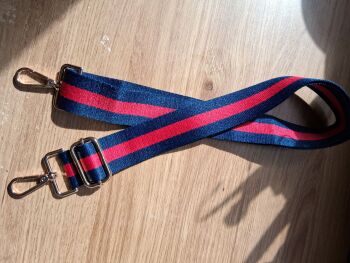 Extendable Bag Handle (up to 140cm) Navy/Red