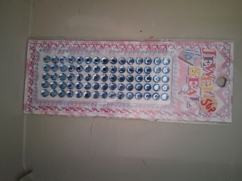 Stick on Gems -Pale Blue (large)  NOW HALF PRICE
