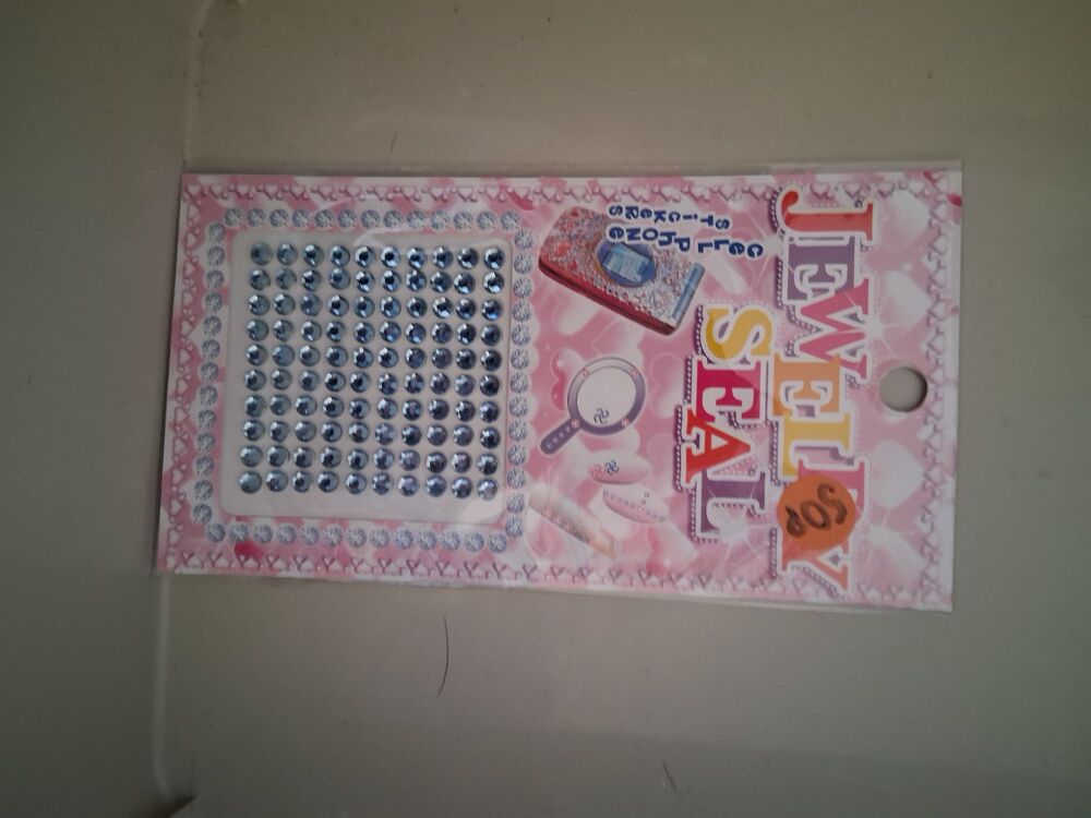 Stick on Gems -Pale Blue (small)  NOW HALF PRICE
