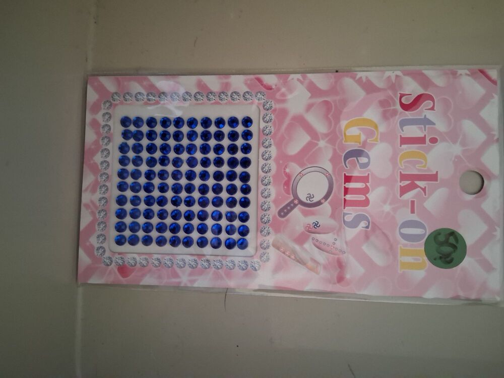 Stick on Gems -Royal Blue  NOW HALF PRICE