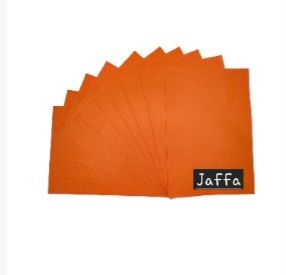 Acrylic Felt - A4 size - Jaffa Orange (each)