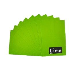 Acrylic Felt - A4 size - Lime Green (each)